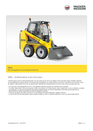 Міні-навантажувачі Neuson 501s
