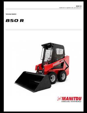 Міні-навантажувачі Manitou 850R