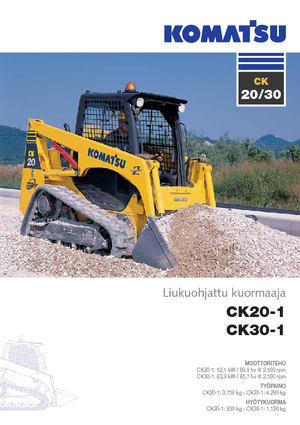 Міні-навантажувачі Komatsu CK30-1