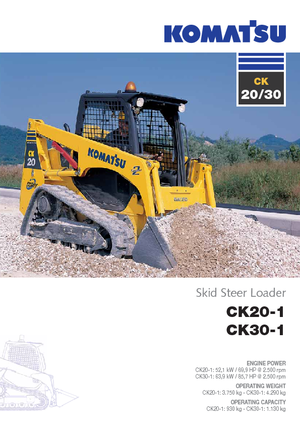 Міні-навантажувачі Komatsu CK20-1