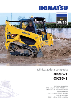 Міні-навантажувачі Komatsu CK35-1