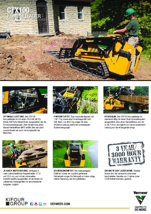 Міні-навантажувачі Vermeer CTX100