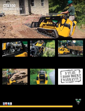 Міні-навантажувачі Vermeer CTX100