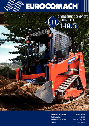 Міні-навантажувачі Eurocomach ETL 140.5