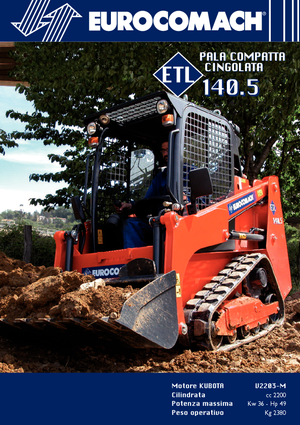 Міні-навантажувачі Eurocomach ETL 140.5