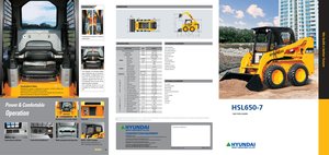 Міні-навантажувачі Hyundai HSL 650-7