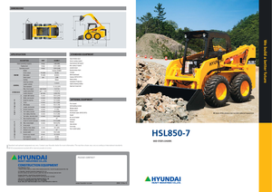 Міні-навантажувачі Hyundai HSL 850-7