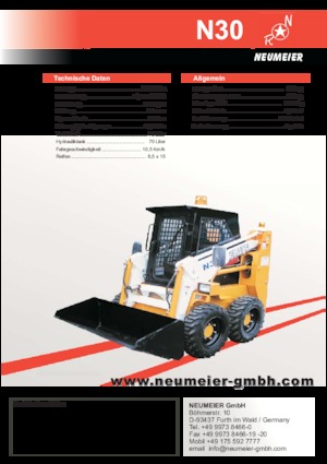 Міні-навантажувачі Neumeier N 30