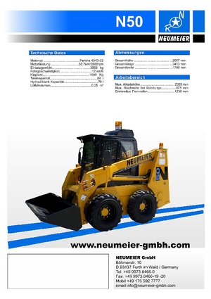 Міні-навантажувачі Neumeier N 50