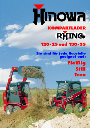 Міні-навантажувачі Hinowa Rhino 120-25