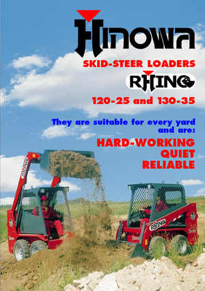 Міні-навантажувачі Hinowa Rhino 130-35