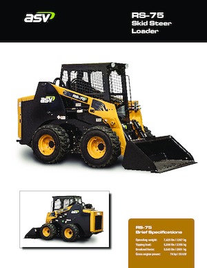 Міні-навантажувачі ASV RS 75