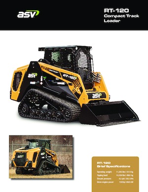 Міні-навантажувачі ASV RT 120