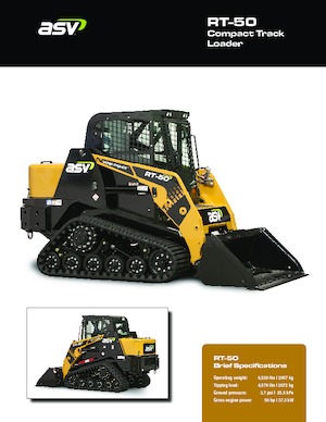 Міні-навантажувачі ASV RT 50