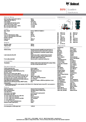 Міні-навантажувачі Bobcat S570