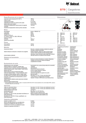 Міні-навантажувачі Bobcat S770