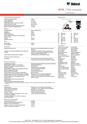 Міні-навантажувачі Bobcat S770