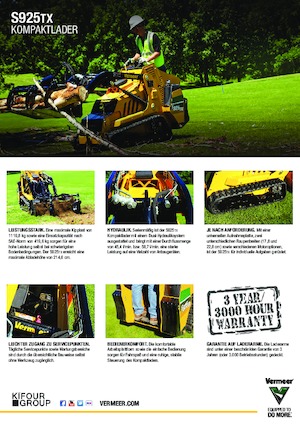 Міні-навантажувачі Vermeer S925TX