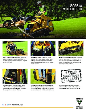 Міні-навантажувачі Vermeer S925TX