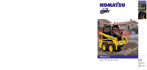 Міні-навантажувачі Komatsu SK05J-2