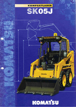 Міні-навантажувачі Komatsu SK05J