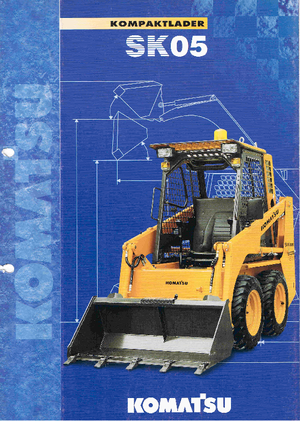 Міні-навантажувачі Komatsu SK05