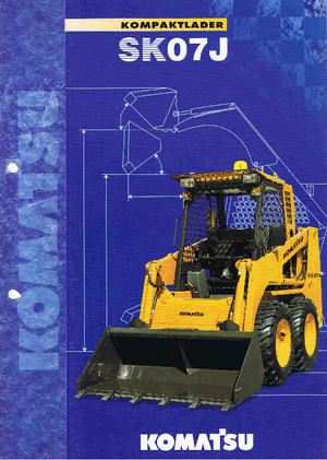 Міні-навантажувачі Komatsu SK07J