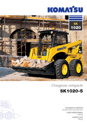 Міні-навантажувачі Komatsu SK1020-5 turbo