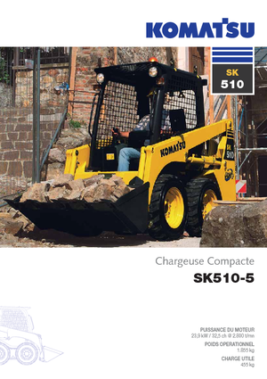 Міні-навантажувачі Komatsu SK510-5