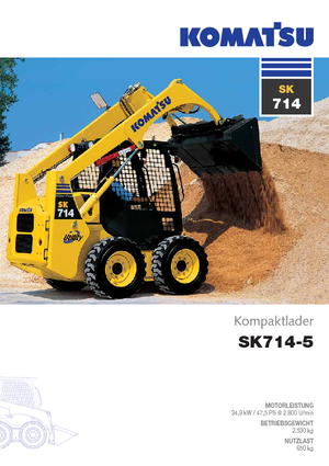 Міні-навантажувачі Komatsu SK714-5 Super Flow