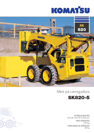 Міні-навантажувачі Komatsu SK820-5