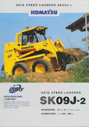Міні-навантажувачі Komatsu SK09J-2