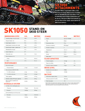 Міні-навантажувачі Ditch Witch SK1050