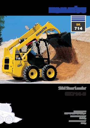 Міні-навантажувачі Komatsu SK714-5