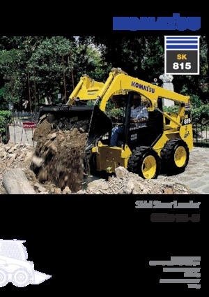 Міні-навантажувачі Komatsu SK815-5E0