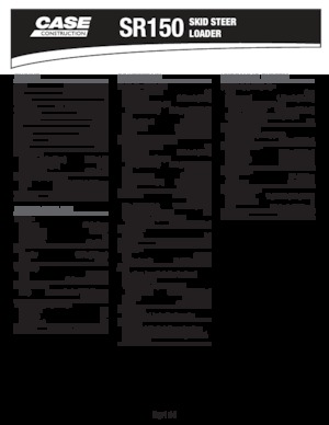 Міні-навантажувачі Case SR150
