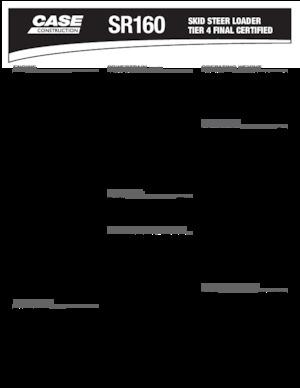 Міні-навантажувачі Case SR160