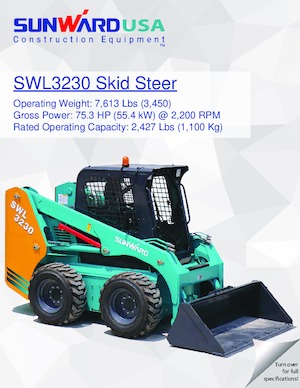 Міні-навантажувачі Sunward SWL3230 