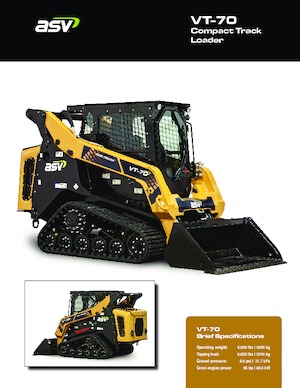 Міні-навантажувачі ASV VT 70