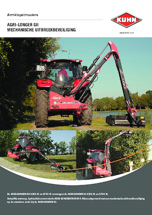 косарки з похилими поверхнями Kuhn Agri-Longer 4845 ML