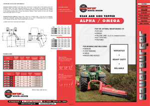косарки з похилими поверхнями Sauerburger Omega 1600
