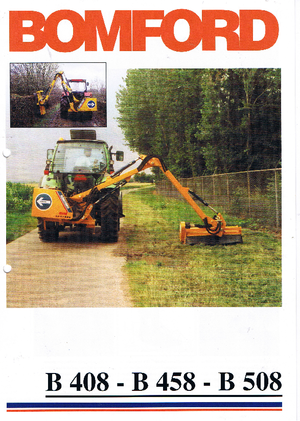 косарки з похилими поверхнями Bomford B 458