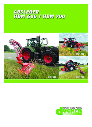 косарки з похилими поверхнями Dücker HDM 600  VMS 1200