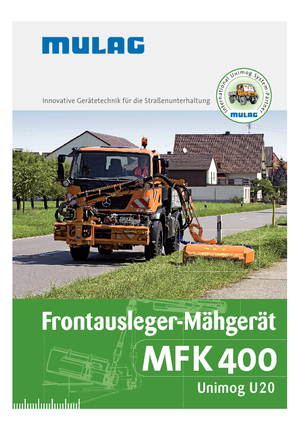 косарки з похилими поверхнями Mulag MFK 400