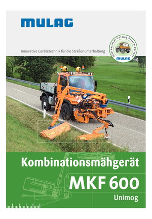 косарки з похилими поверхнями Mulag MKF 600
