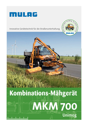 косарки з похилими поверхнями Mulag MKM 700