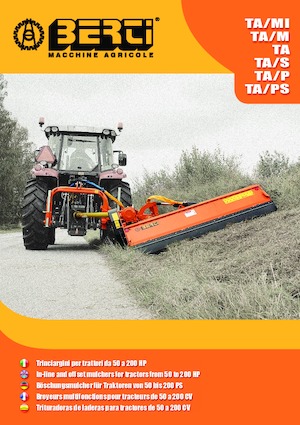 косарки з похилими поверхнями Berti TA/MI 200