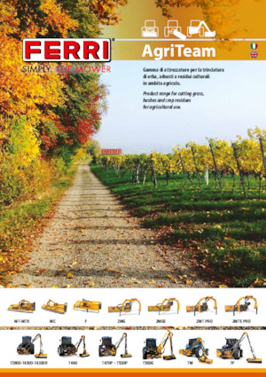 косарки з похилими поверхнями Ferri TP 600