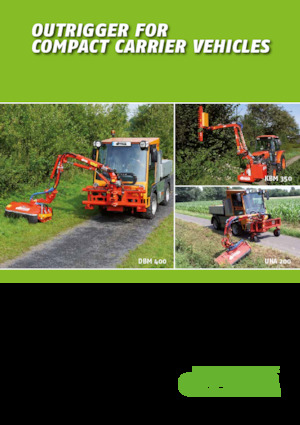 косарки з похилими поверхнями Dücker DBM 400 TMK 10