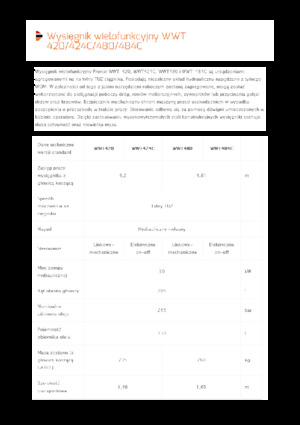 косарки з похилими поверхнями Pronar WWT 424C